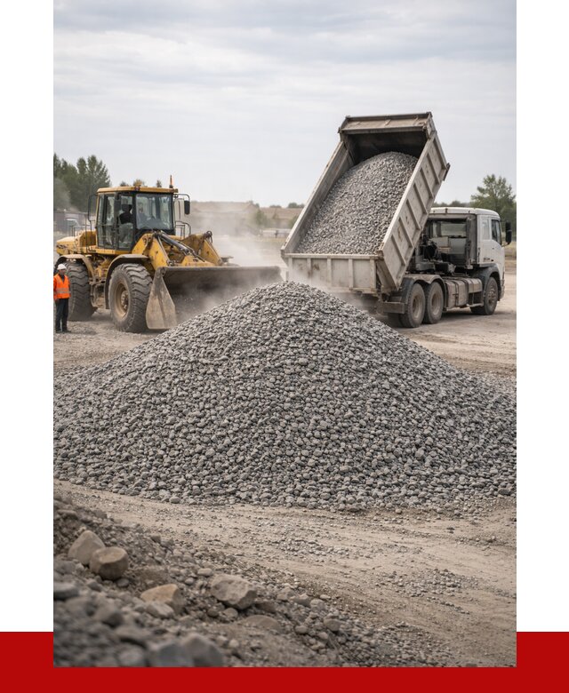 Купить щебень с доставкой в Нягани от 2547 руб. | ПРОНЕРУДНга