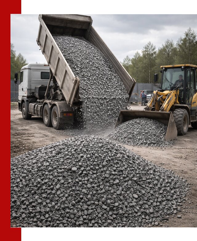 Доставка и продажа щебня гранитного в Нягани