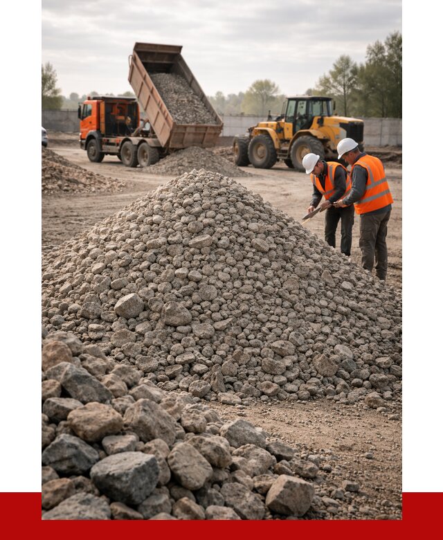 Гранитный щебень фракция 40-70 в Нягани от 2547 руб ПРОНЕРУДНга