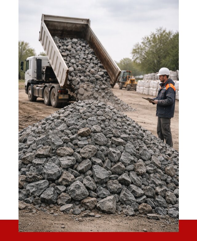 Гранитный щебень фракция 100-200 в Нягани от 4278 р. ПРОНЕРУДНга