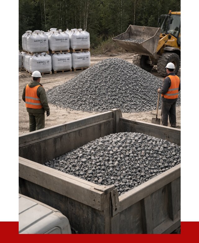 Щебень габбро диабаз 20-40 в Нягани от 3463 руб. | ПРОНЕРУДНга