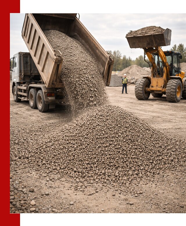 Гравийный щебень фракция 3–10 с доставкой в Нягани