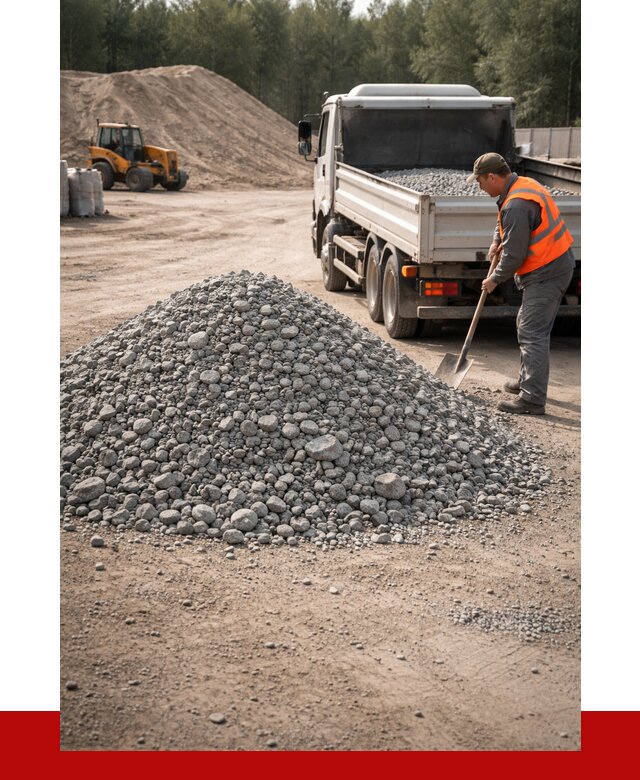 Гравийный щебень фракция 5-10 в Нягани от 2241 р. | ПРОНЕРУДНга