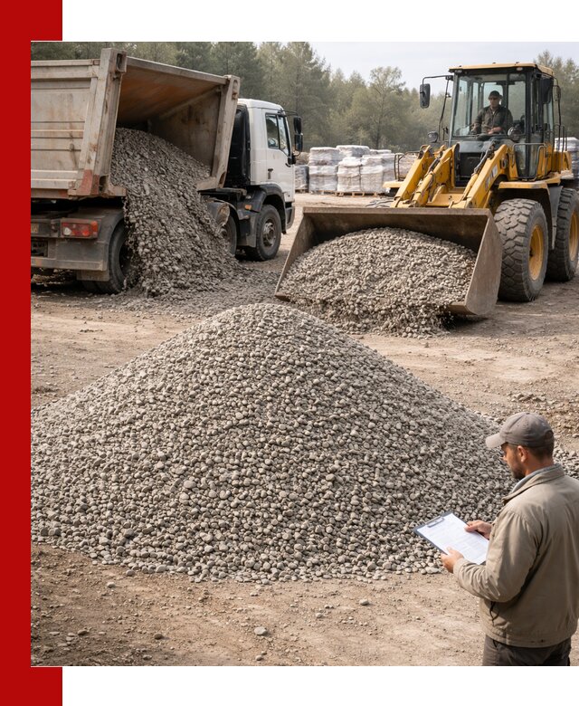 Гравийный щебень фракция 5–10 с доставкой в Нягани