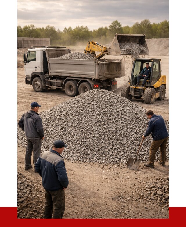 Гравийный щебень фракция 5-20 в Нягани от 2445 р. ПРОНЕРУДНга