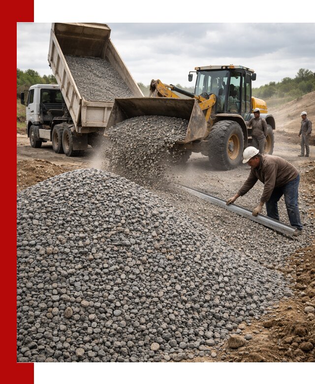 Гравийный щебень фракция 5-20 с доставкой в Нягани