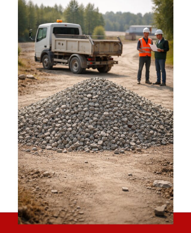 Гравийный щебень фракция 20-40 в Нягани от 1222 р. | ПРОНЕРУДНга