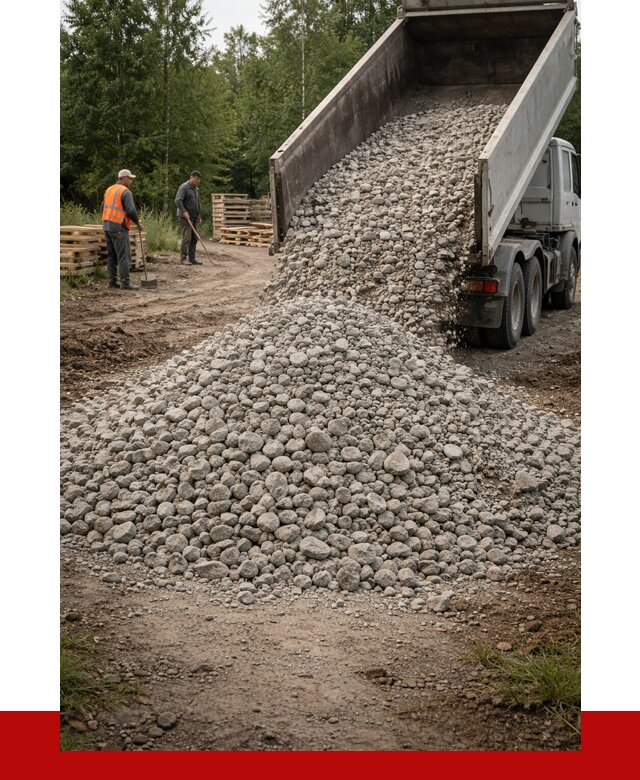 гравийный щебень фракция 70-120 в Нягани от 2496 р. ПРОНЕРУДНга