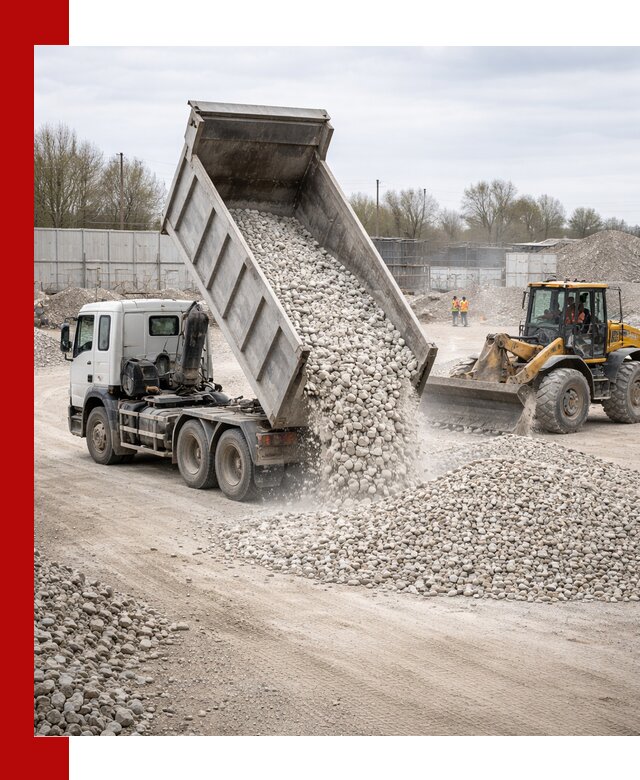 Доставка и продажа известнякового щебня в Нягани
