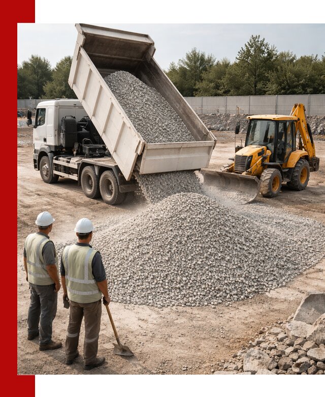 Купить известняковый щебень фракции 5–10 мм с доставкой в Нягани