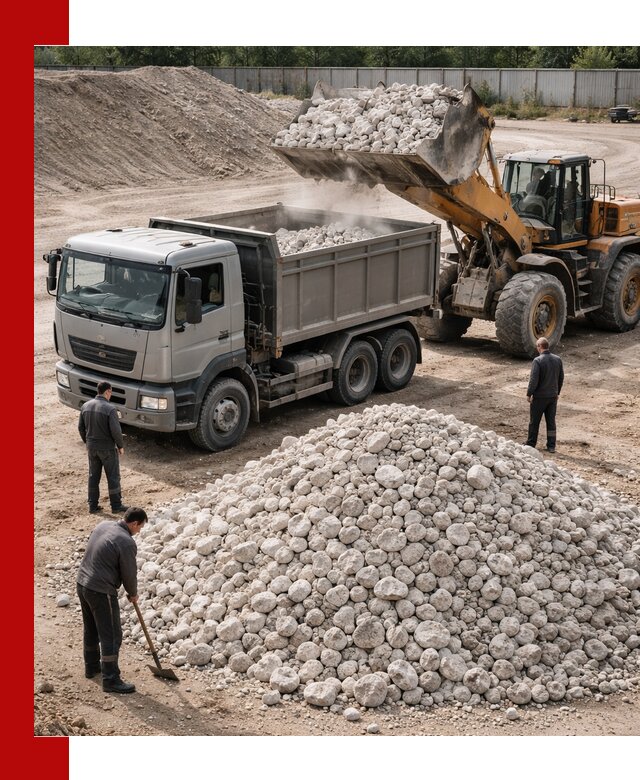 Известняковый щебень фракция 70–150 с доставкой в Нягани