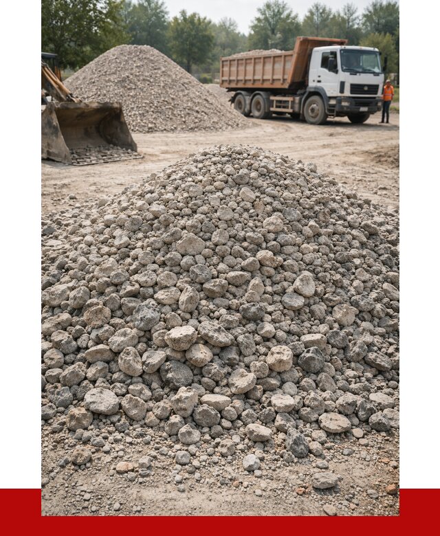 Вторичный щебень фракция 20-40 в Нягани от 2241 р ПРОНЕРУДНга