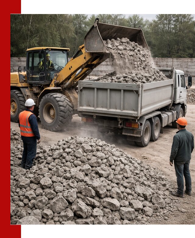 Вторичный щебень фракция 70–150 в Нягани с доставкой