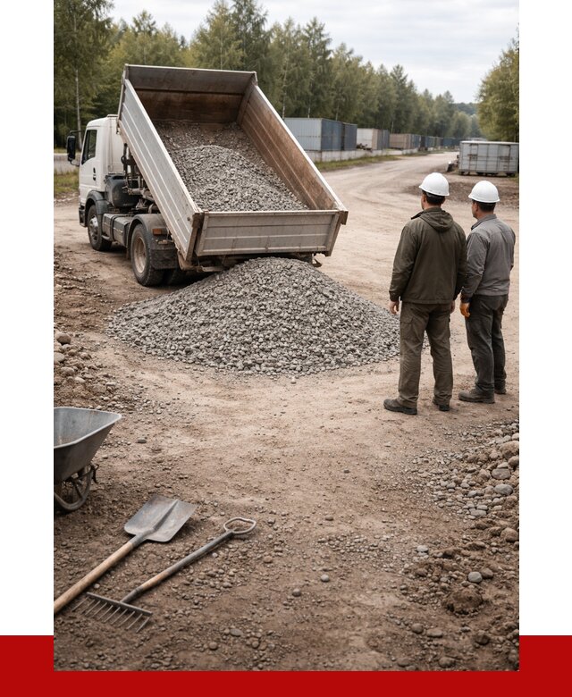 Бетонный щебень фракция 5-20 в Нягани от 3260 р., ПРОНЕРУДНга