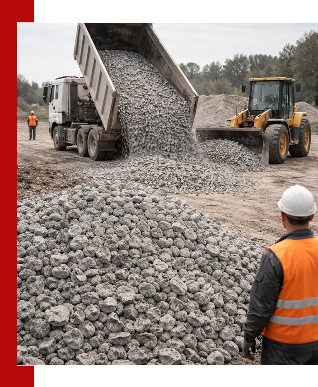 Доставка бетонного щебня фракции 20-40 в Нягани