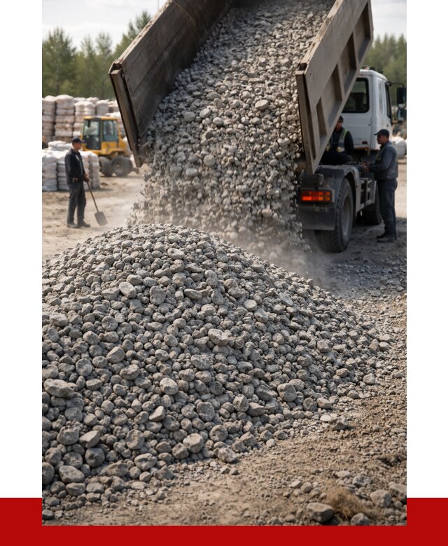 Бетонный щебень фракция 40-70 в Нягани от 1833 р. ПРОНЕРУДНга