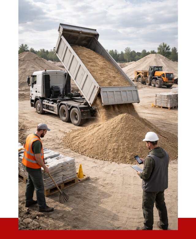 Карьерный песок с доставкой в Нягани от 3667 р. ПРОНЕРУДНга