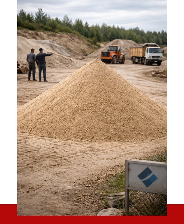 Карьерный песок навалом в Нягани от 1833 р. | ПРОНЕРУДНга