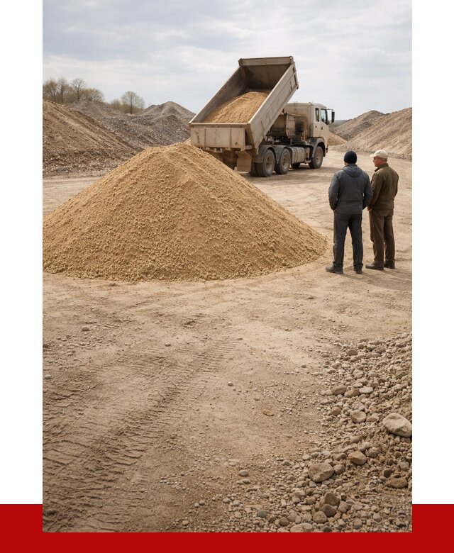 Карьерный песок крупнозернистый в Нягани от 8658 р | ПРОНЕРУДНга