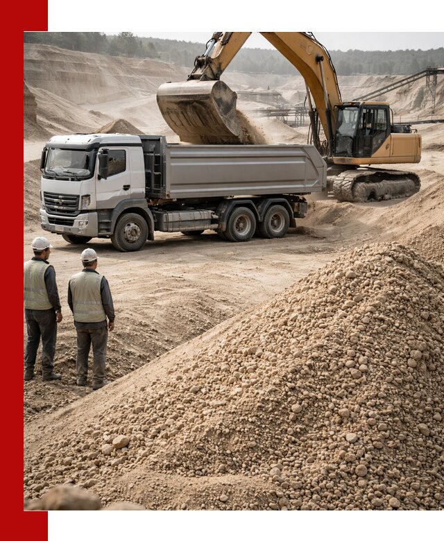 Карьерный крупнозернистый песок с доставкой в Нягани