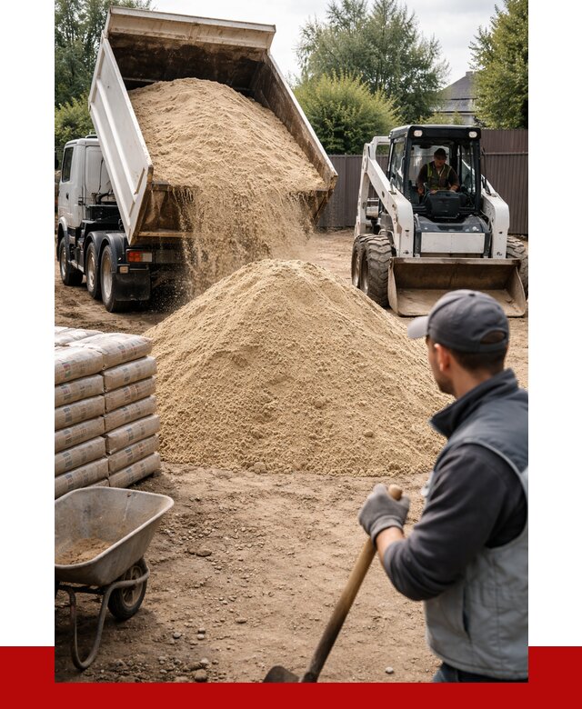 Мытый речной песок с доставкой в Нягани от 1477 р. | ПРОНЕРУДНга