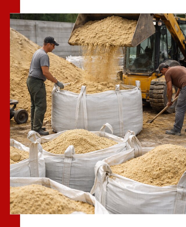 Поставка качественного песка для кладки в Нягани