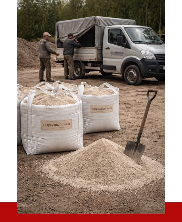 Кварцевый песок для пескоструя в Нягани от 4584 р. | ПРОНЕРУДНга