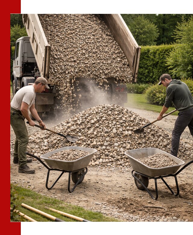 Доставка и продажа декоративной гальки в Нягани