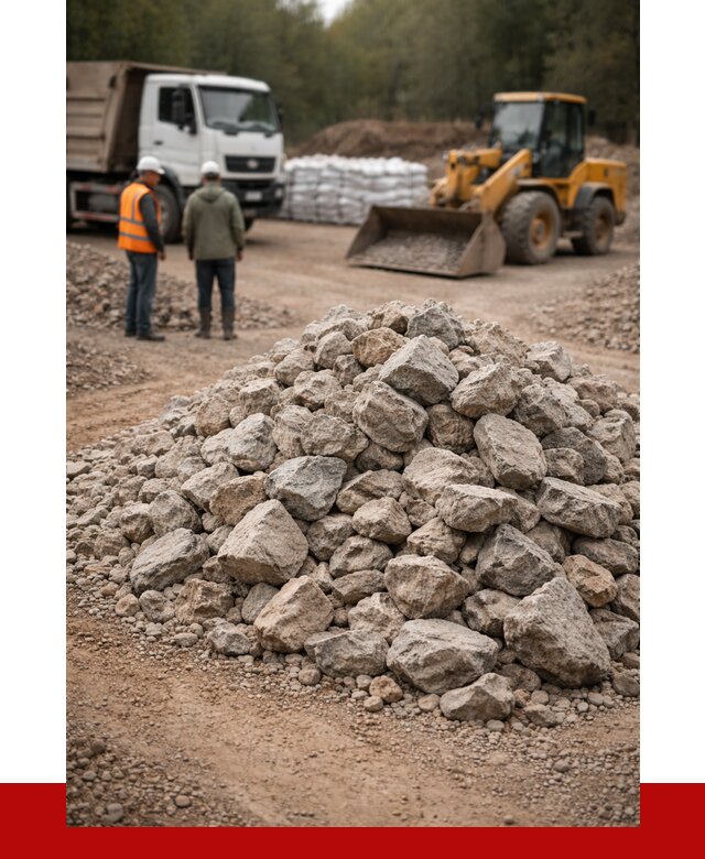 Купить бутовый камень с доставкой в Нягани от 2343 р. | ПРОНЕРУДНга