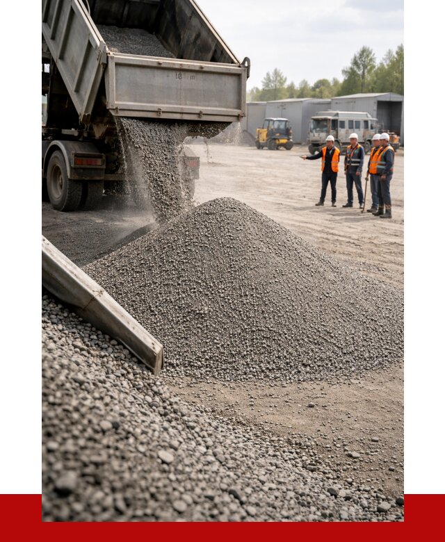 Гравийный отсев 0-5 в Нягани от 1222 р. с доставкой | ПРОНЕРУДНга