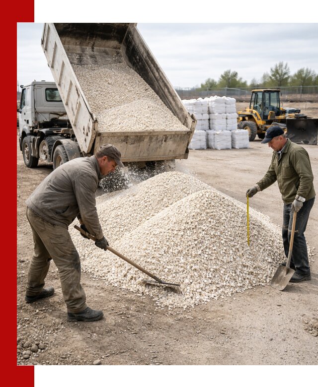 Мраморная крошка с доставкой и разгрузкой в Нягани