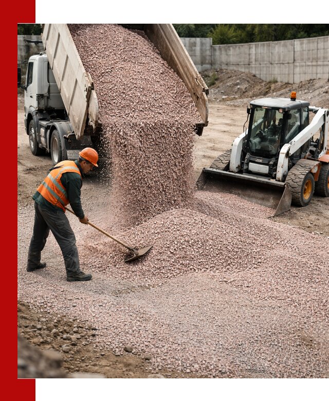 Крошка розовый гранит с доставкой в Нягани от производителя