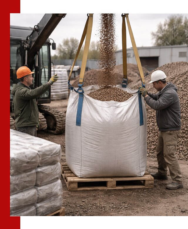 Керамзит в биг-бегах с доставкой в Нягани