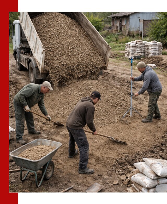 Керамзитовый песок с доставкой в Нягани оптом и в розницу