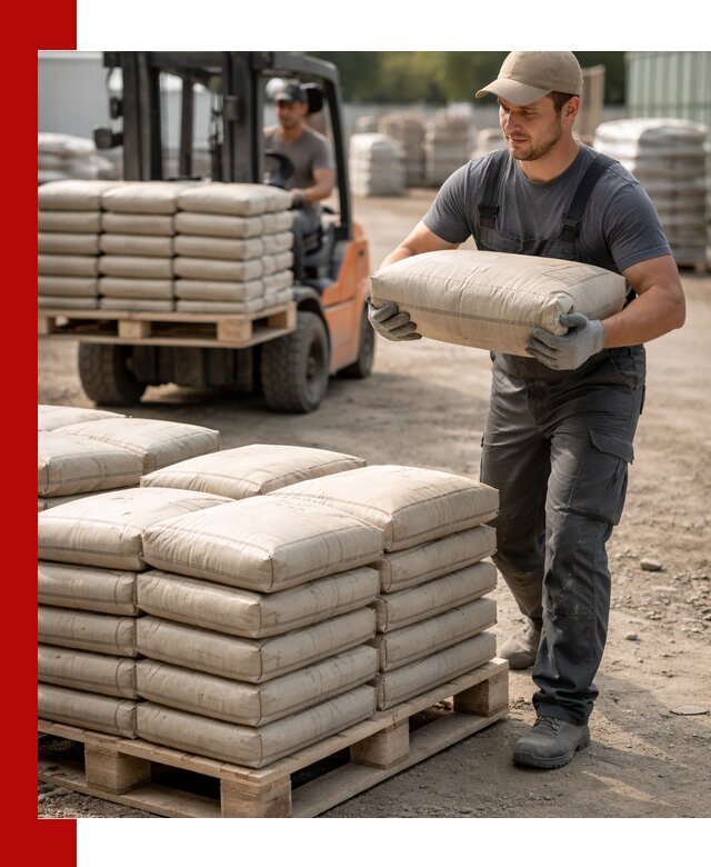 Доставка цемента в мешках оптом и в розницу в Нягани