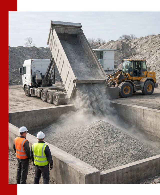 Доставка цемента навалом в Нягани крупными партиями