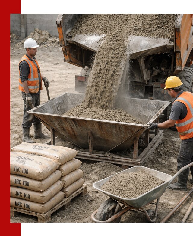 Доставка цементно-песчаной смеси М100 в Нягани