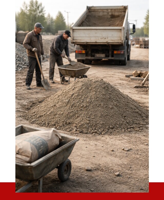 Цементно-песчаная смесь М150 в Нягани от 4787 р. | ПРОНЕРУДНга