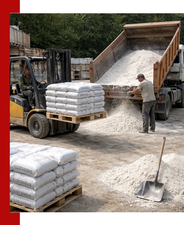 Доставка строительной извести оптом и в розницу в Нягани