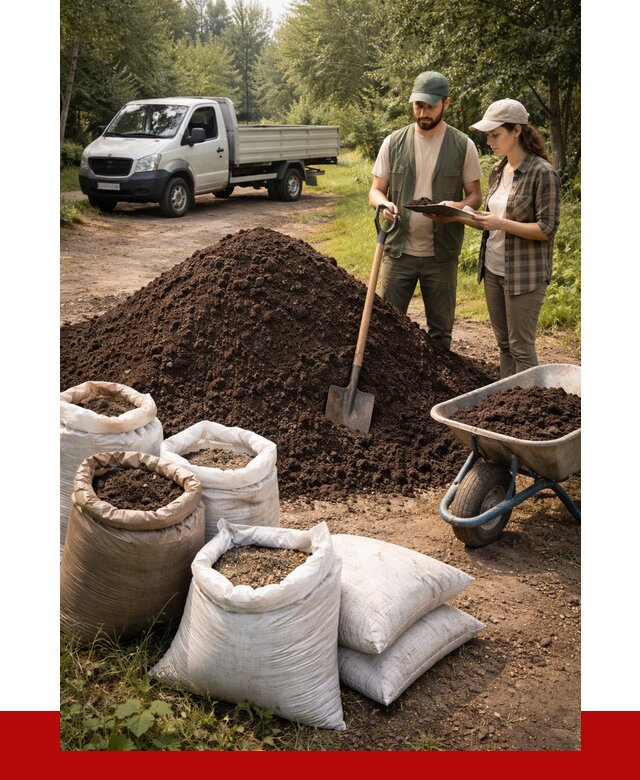 Купить грунт с доставкой в Нягани от 4584 р. за м3 | ПРОНЕРУДНга