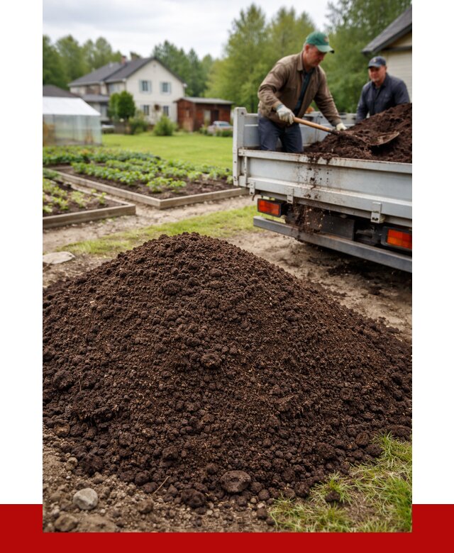 Плодородный грунт в Нягани с доставкой от 4278 р. | ПРОНЕРУДНга