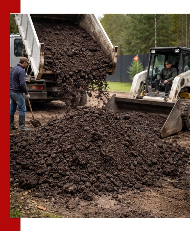 Плодородный грунт с доставкой в Нягани для садов и огородов