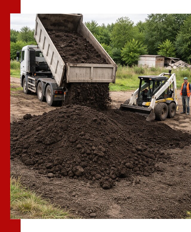 Поставка плодородной земли с доставкой самосвалом в Нягани