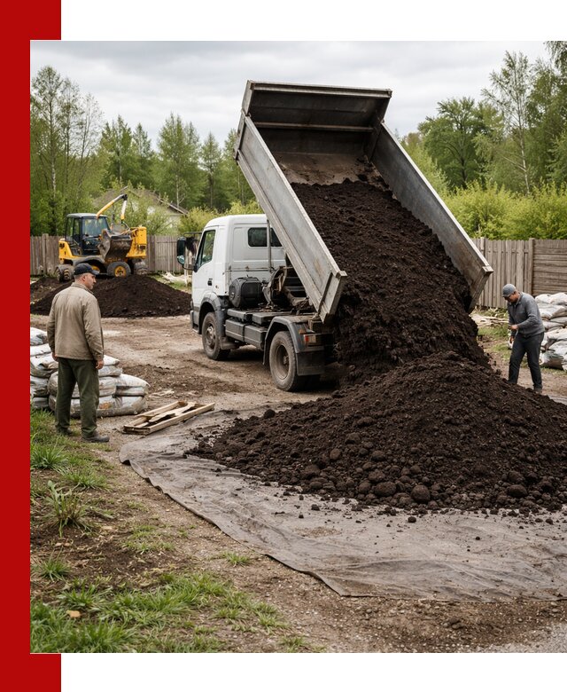 Доставка качественного почвогрунта в Нягани оптом и в розницу