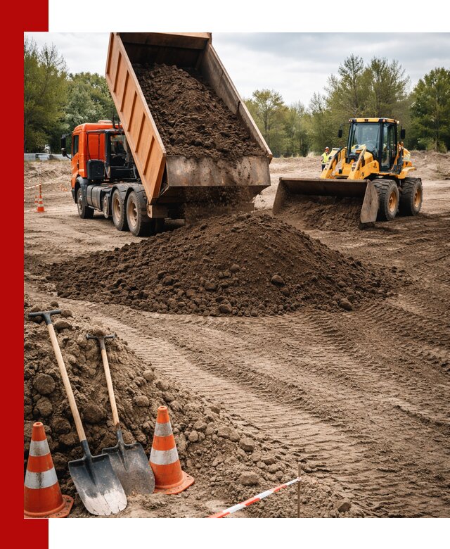 Поставка и доставка планировочного грунта в Нягани