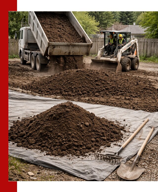 Грунт для отсыпки участка с доставкой в Нягани