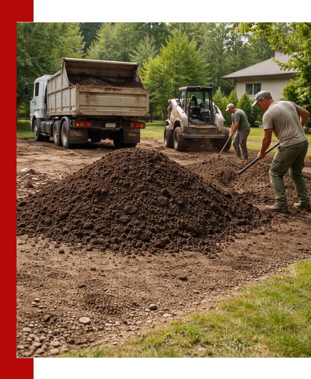 Доставка и укладка грунта для газона в Нягани