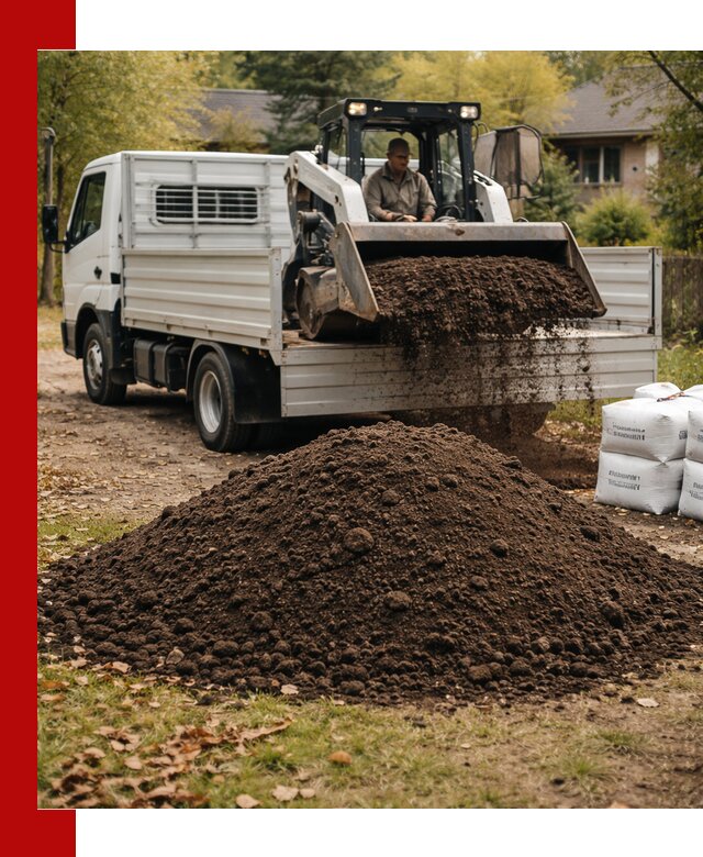 Доставка садовой земли в больших объёмах в Нягани