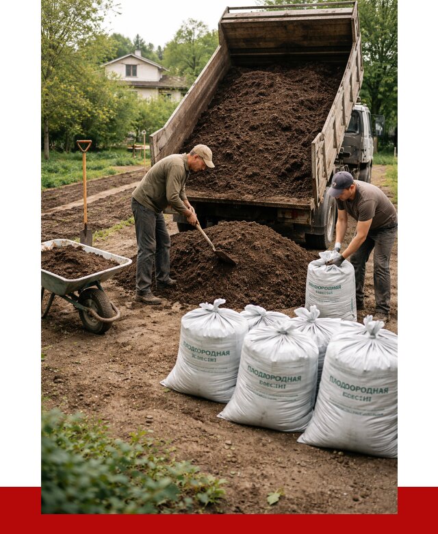 Плодородная смесь в Нягани от 4278 р./куб с доставкой | ПРОНЕРУДНга