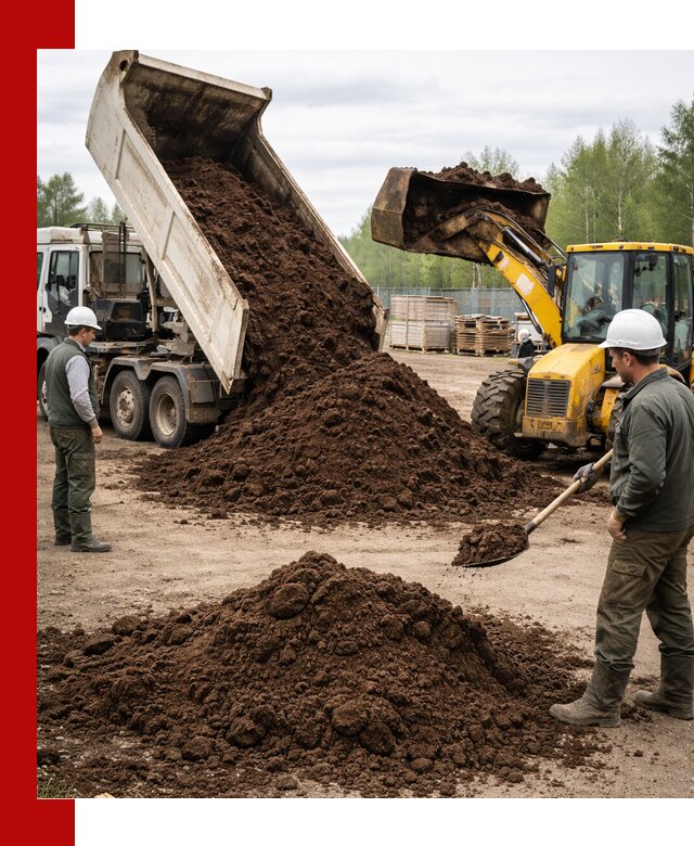 Доставка торфа оптом и в мешках в Нягани
